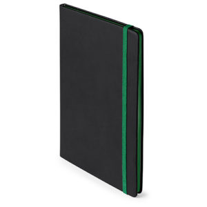 lucca Bloc notes con copertina rigida. 80 pagine. Business Block-notes Similpelle Verde 5 x 5 cm 14