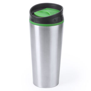 nzilo Bicchiere 540 ml. Tempo libero Thermos & borracce Acciaio inox Verde 3 x 3 cm ø 8