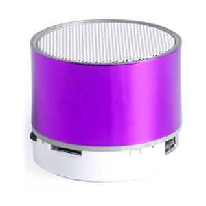 askola Altoparlante bluetooth con 1 led. Potenza 3W. Ricaricabile USB. Cavo Incluso Tecnologia Auricolari e speaker  Fuxia 2.5 x 2 cm Ø 6.2 x 5