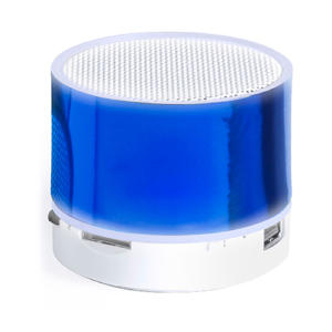 askola Altoparlante bluetooth con 1 led. Potenza 3W. Ricaricabile USB. Cavo Incluso Tecnologia Auricolari e speaker  Blu 2.5 x 2 cm Ø 6.2 x 5